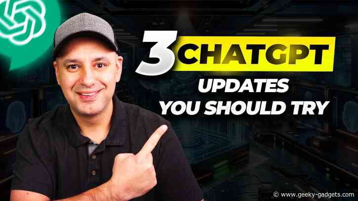 3 ChatGPT Updates to Enhance Personalization and Productivity