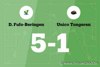 Geskens scoort drie keer voor Fufo-Beringen in wedstrijd tegen Unico Tongeren