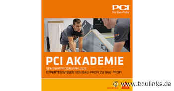 PCI Akademie 2025: Wissensvermittlung mit Fokus auf Sanierung