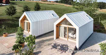 Tiny Häuser mit weißer Prefalz-Aluminiumhülle