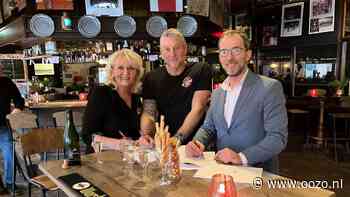 Dennis en Ilse Kollen ondertekenen nieuwe beheer- en exploitatieovereenkomst sporthal Landsmeer (vid