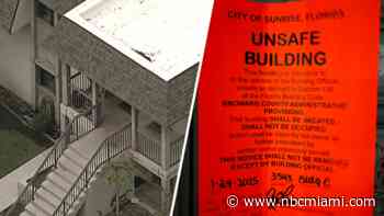 Residents may have to find temporary housing after Sunrise condo buildings deemed unsafe