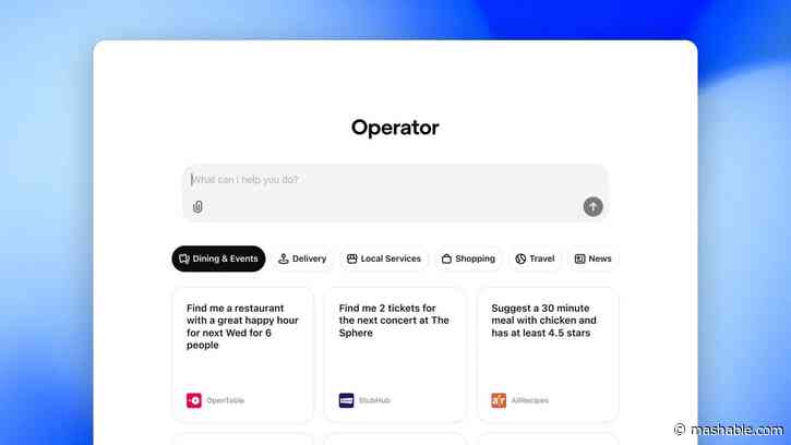 OpenAI announces Operator AI agent that can browse the web for you