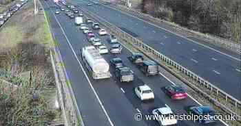 M4 closure and delays after crash in Bristol