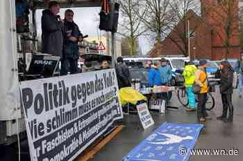 Querdenker treffen erneut auf Gegendemonstranten