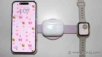 My new favorite travel accessory is a 3-in-1 MagSafe charger that's smaller than a cookie