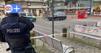 Polizeieinsatz in der Holstenstraße in Kiel nach Auseinandersetzung