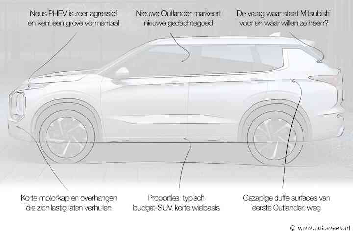 Designreview Mitsubishi Outlander: 'Waar staat Mitsubishi nog voor?'