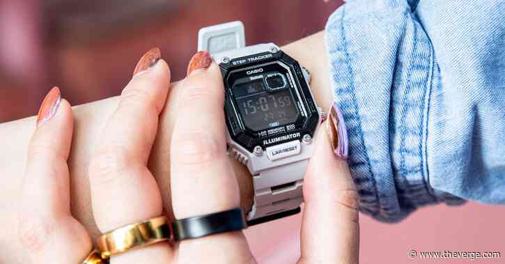 Casio’s retro-looking step tracker is on sale for less than 40 bucks today