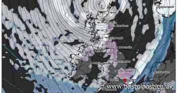 UK snow maps show huge 643-mile Atlantic bomb sweeping across seven key regions