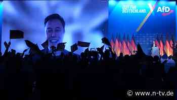 "Kämpfen, kämpfen, kämpfen": Musk mischt bei AfD-Wahlkampfauftakt mit