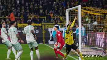 2:0 "hätte nicht zählen dürfen": DFB meldet: Borussia Dortmunds Tor war illegal