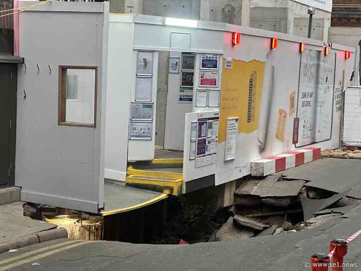 'Sinkhole' appears near London Bridge Station