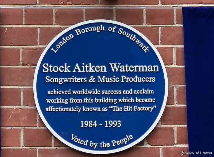 Stock Aitken Waterman blue plaque unveiled