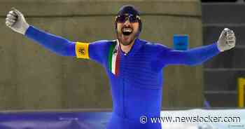 Davide Ghiotto verpulvert wereldrecord 10.000 meter bij wereldbeker Calgary