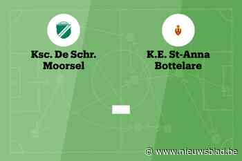 Wedstrijd tussen KSC Moorsel en ESA Bottelare B afgelast