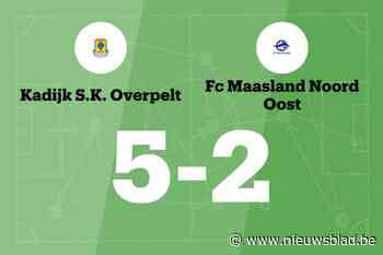 Kadijk verslaat Maasland NO en blijft winnen