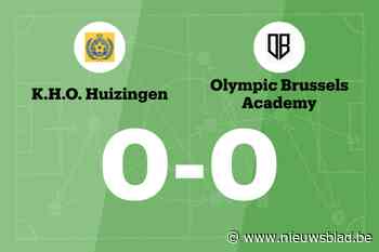 Doelpuntloos gelijkspel tussen Huizingen B en Olympic Brussels Academy