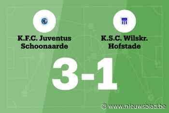 Juventus Schoonaarde B verslaat Wilskracht Hofstade