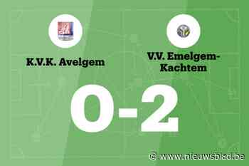 Geen verbetering voor VK Avelgem B na verlies tegen VV Emelgem-Kachtem