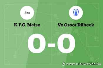 Doelpuntloos gelijkspel tussen Meise B en Groot-Dilbeek B