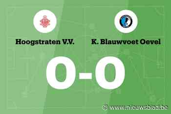Duel tussen Hoogstraten en Blauwvoet Oevel blijft doelpuntloos