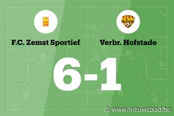 Zemst B wint tegen Hofstade B door treffers van Demecheleer
