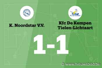 Noordstar speelt gelijk tegen De Kempen