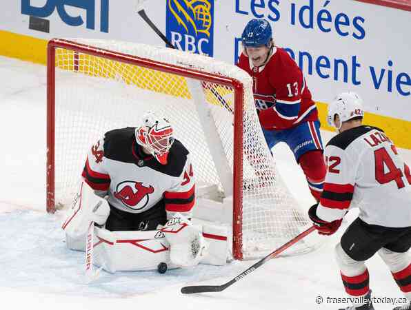 Devils’ goalie Allen thrilled to net 4-3 win in return to Montreal