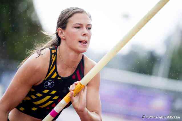 Elien Vekemans brengt Belgisch record polsstokspringen op 4,56 meter