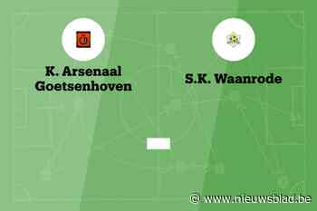 Wedstrijd tussen Goetsenhoven en Waanrode afgelast