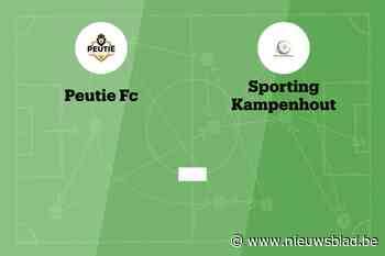 Wedstrijd tussen FC Peutie en Kampenhout B afgelast