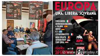 L'internazionale di estrema destra ripiega su via Genzano. Fiore (Fn): "Quello che chiamiamo fascismo sta vincendo"