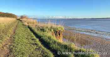 I walked from Brough to North Ferriby but it wasn't as straightforward as I'd hoped