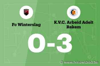 Rekem te sterk voor FC Winterslag