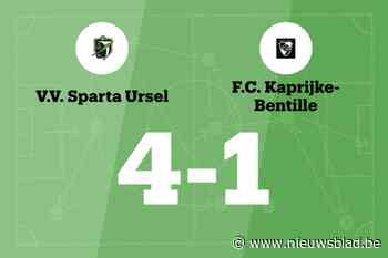 Sparta Ursel wint voor de vijfde keer op rij