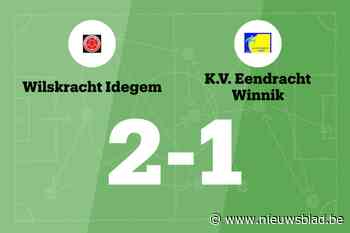 Winnende reeks van Eendracht Winnik B eindigt na wedstrijd tegen Wilskracht Idegem