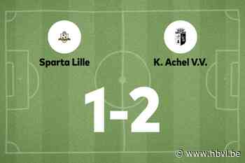 Achel VV B wint uit van Sp. Lille