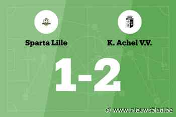 Achel VV B wint met doelpunt verschil tegen Sp. Lille