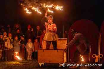 Van lichtjesstoet tot dansers die vlammen bespelen: derde editie van Vurig Berchem in Brilsschanspark zorgt voor spektakel