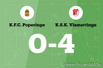 Vier opeenvolgende overwinningen voor SK Vlamertinge na 0-4 zege tegen FC Poperinge
