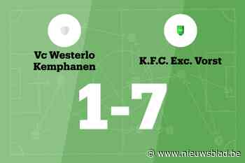 Exc. Vorst overklast Westerlo Kemphanen
