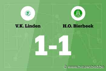 Linden deelt thuis de punten met HO Bierbeek