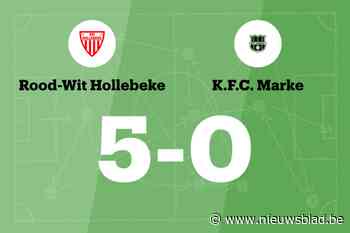 RW Hollebeke wint tegen FC Marke B door treffers van Louchaert
