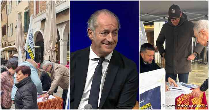 “Il Veneto ai veneti”: 10mila firme per il terzo mandato di Zaia. E il governatore gongola: “E’ una chiamata di popolo”