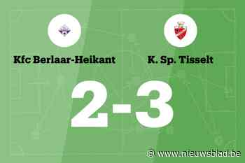 Zege voor Tisselt in uitwedstrijd tegen Berlaar-Heikant