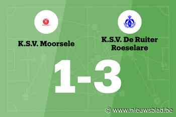 Winnende reeks van SV Moorsele eindigt na wedstrijd tegen SV De Ruiter