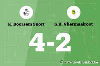 Boorsem B zet ongeslagen reeks voort tegen Vliermaalroot