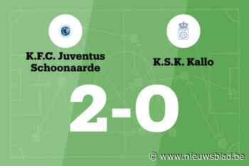 KSK Kallo nog steeds zonder winst na verlies tegen Juventus Schoonaarde