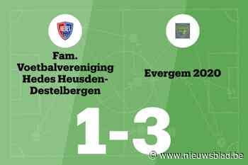Evergem 2020 wint bij KFV Hedes